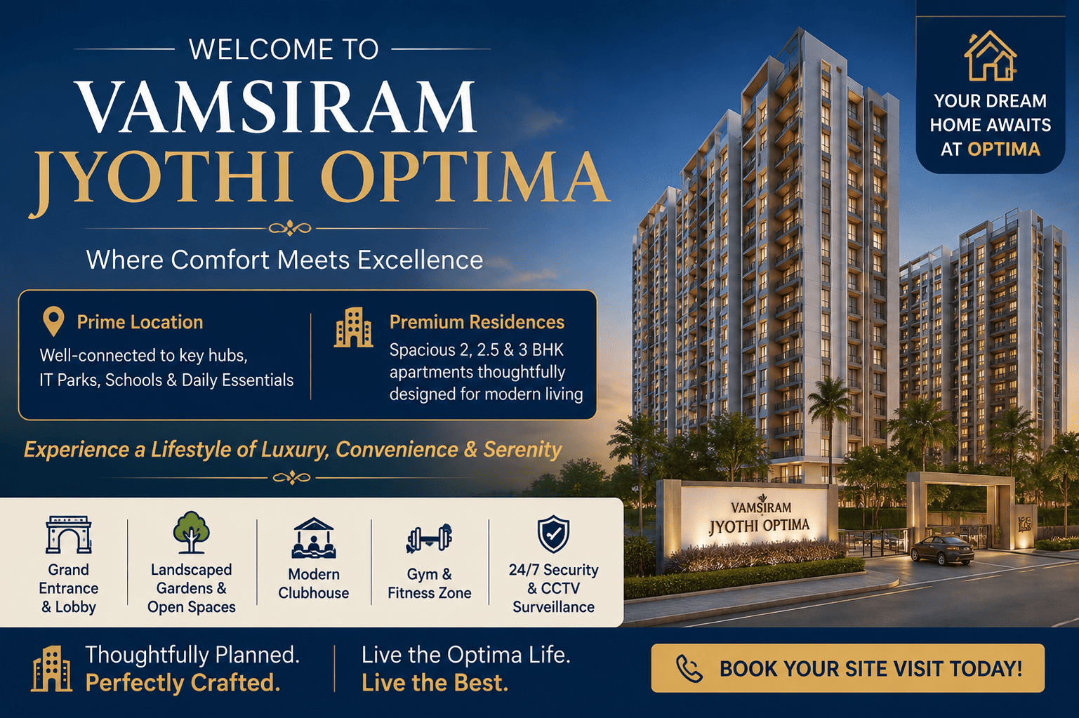 Vamsiram Jyothi Optima - Commercial Investment in Hyderabad