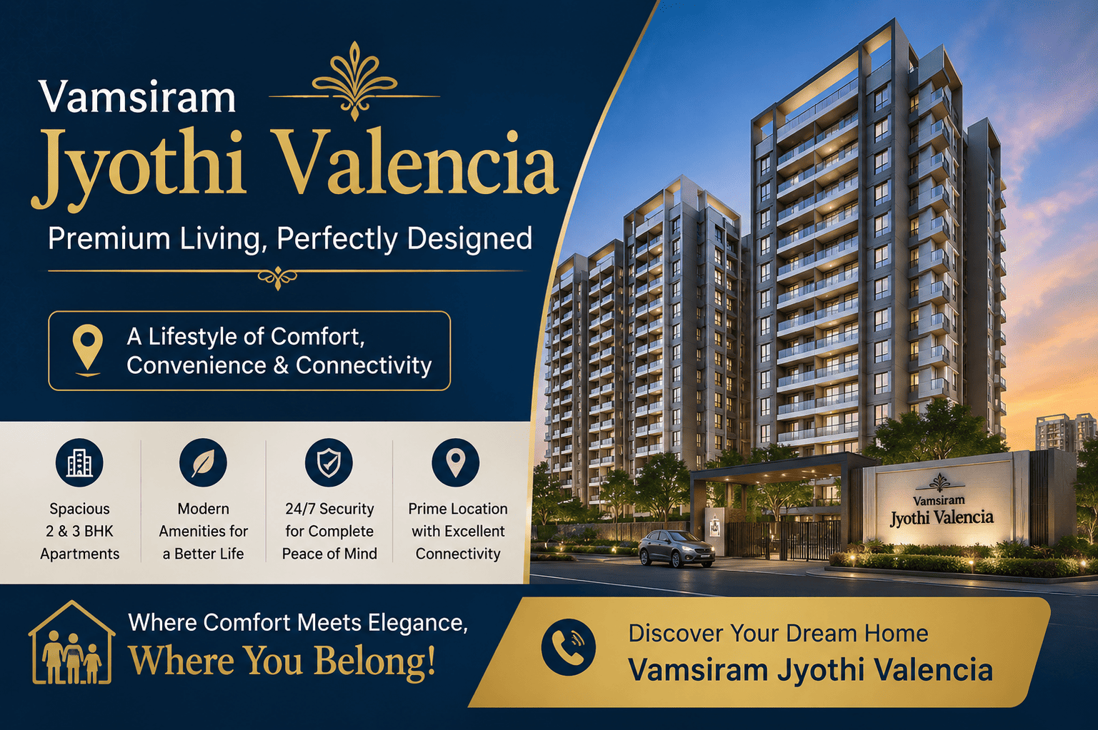 Vamsiram Jyothi Valencia - Luxury Apartments in Hyderabad