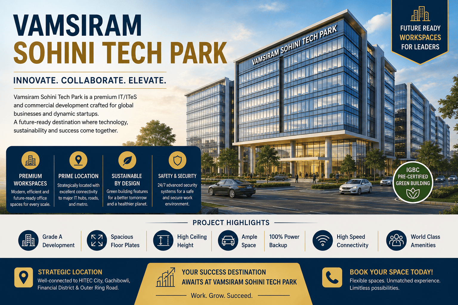 Vamsiram Sohini Tech Park - Commercial Property in Hyderabad